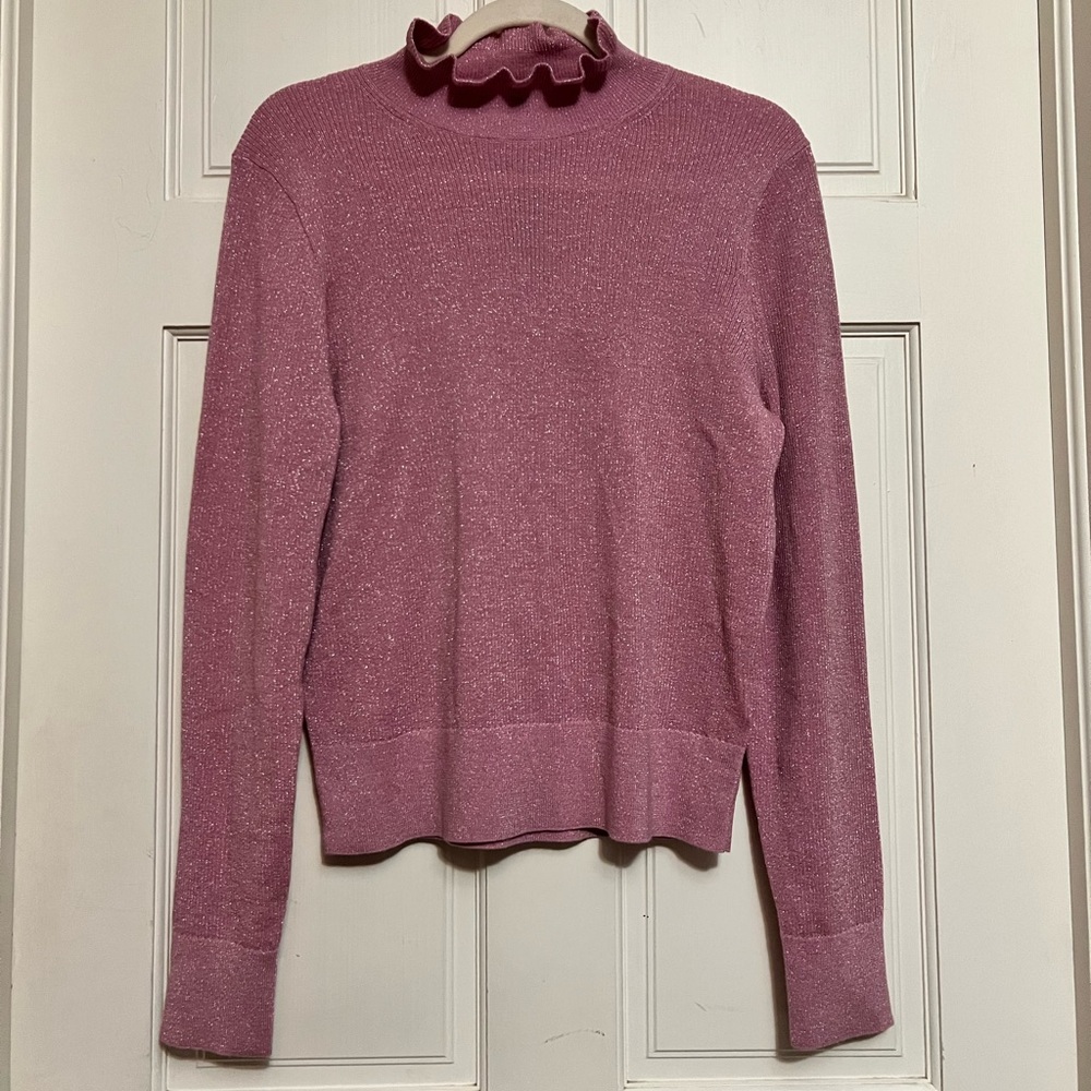 Pretty pink/silver sweater from Jcrew